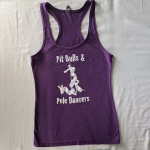 Pitbulls & Pole Dancers Racerback Tank - Size L